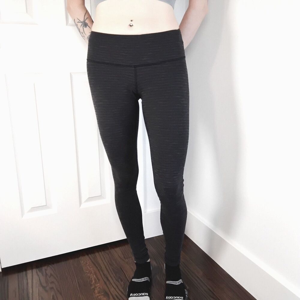 Lululemon Wunder Under Pant *Pique Size 4 Black